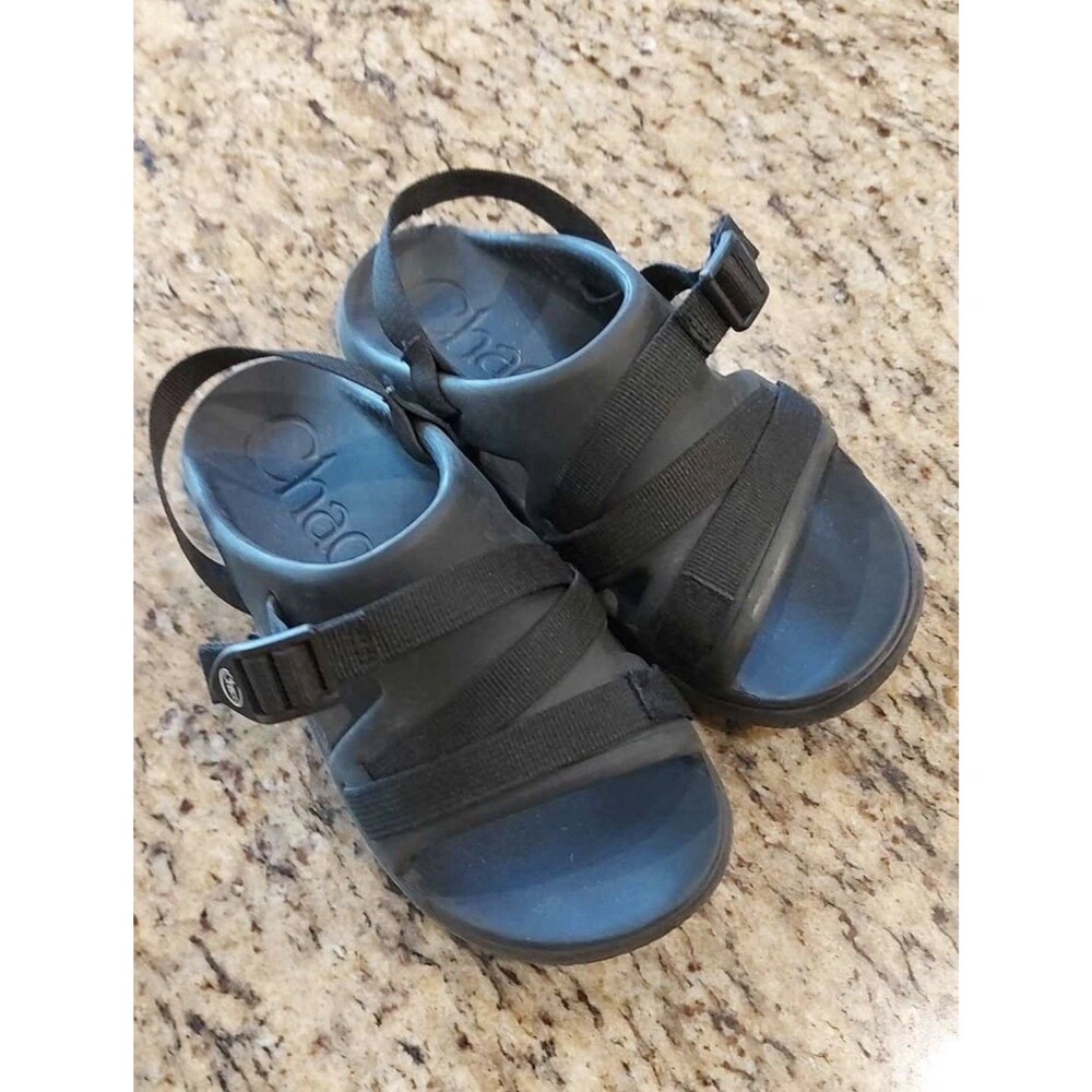Chaco Childrens Chillos Sandal Slide Black Size 4 Youth Unisex